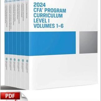 2024 CFA Program Curriculum Level I Box Set Volumes 1 - 6 by CFA Institute, ISBN-13: 978-1953337672