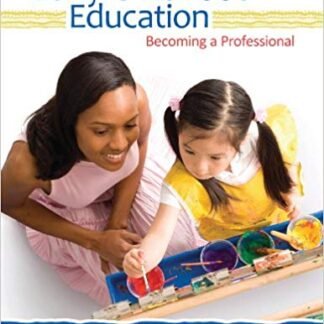 Early Childhood Education: Becoming a Professional, ISBN-13: 978-1412973458