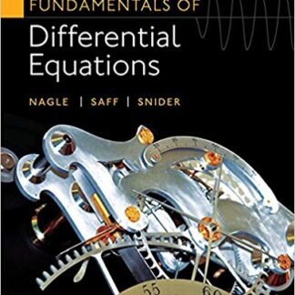 Fundamentals of Differential Equations 9th Edition by R. Kent Nagle, ISBN-13: 978-0321977069