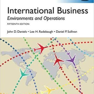 International Business 15th Global Edition by Lee Radebaugh, ISBN-13: 978-1292016795