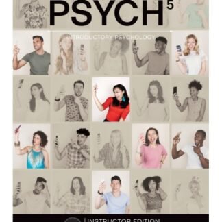 PSYCH 5 Introductory Psychology 5th Edition by Spencer A. Rathus, ISBN-13: 978-1305662704