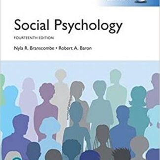 Social Psychology 14th GLOBAL Edition, ISBN-13: 978-1292159096